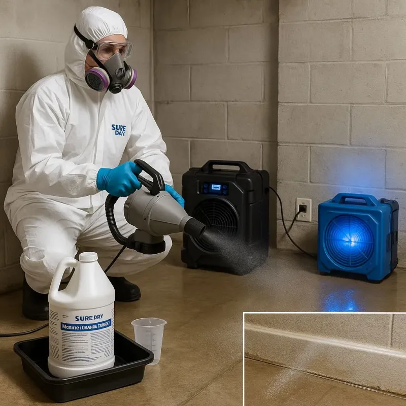 Sanitization and Odor Removal process in Curwensville, PA